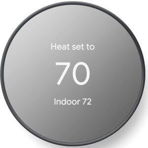 Google Nest Thermostat Charcoal Smart WiFi Programmable Home Temperature Control